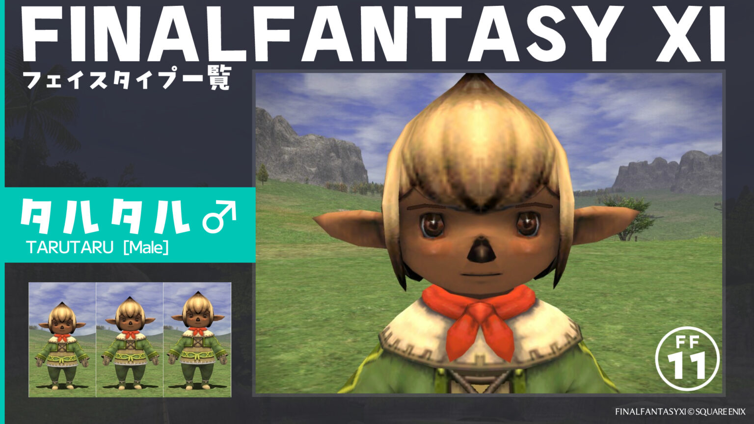 Ff11 Box 【FF11】タルタル男性 フェイスタイプ一覧 | INUISM